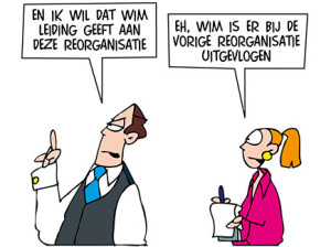 cartoon reorganisatie 2